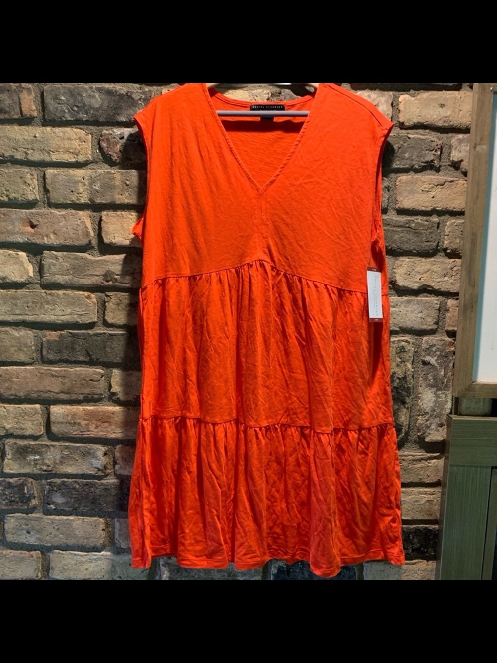 Social Standard women’s red summer dress NWT size XL